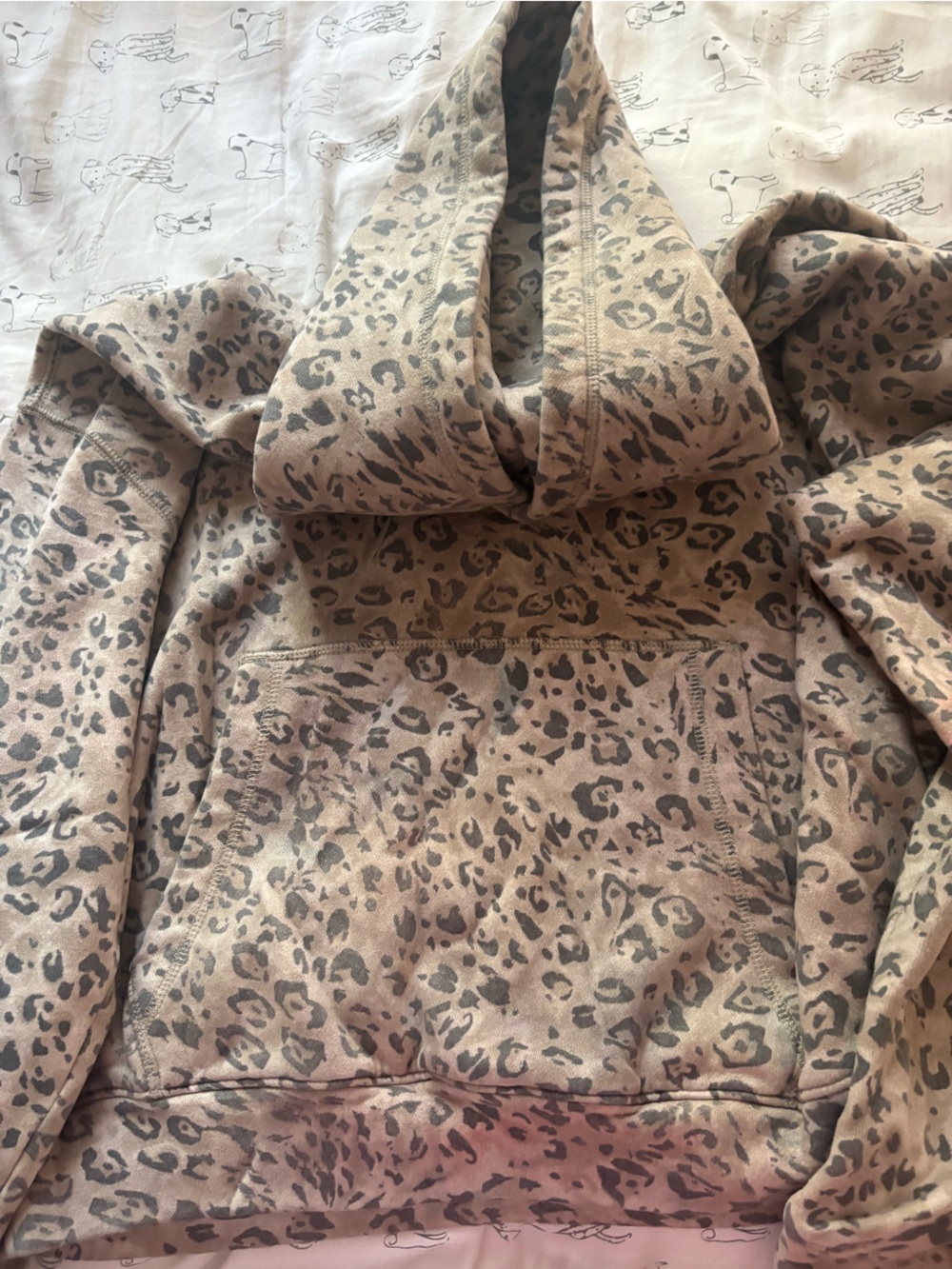 Hollister Leopard Print Hoodie